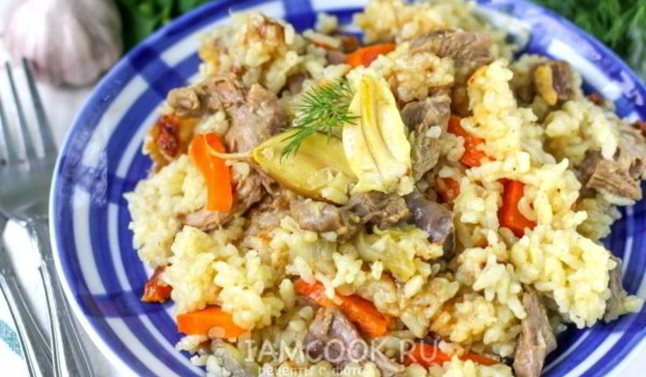 Рецепт плова из утки в мультиварке