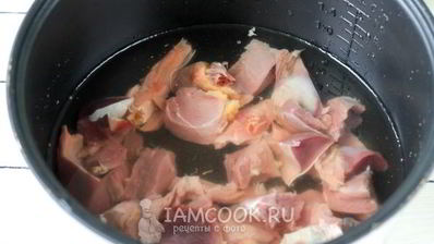 плов из утки в мультиварке