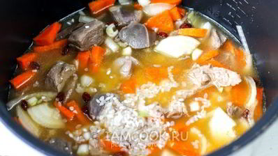 плов из утки в мультиварке