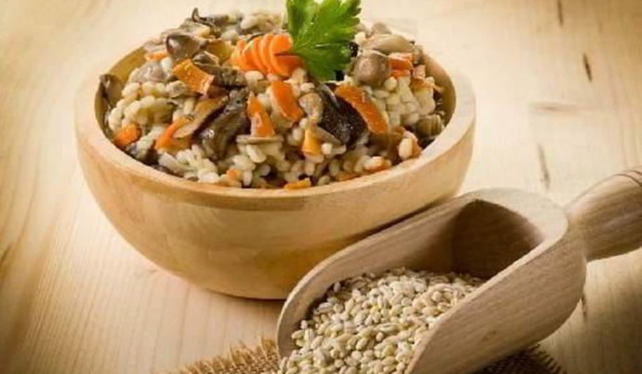 Рецепт плова из ячменя с грибами