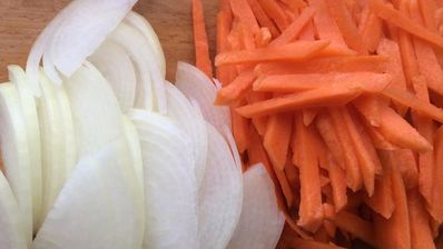 плов на шкварках с копченостями