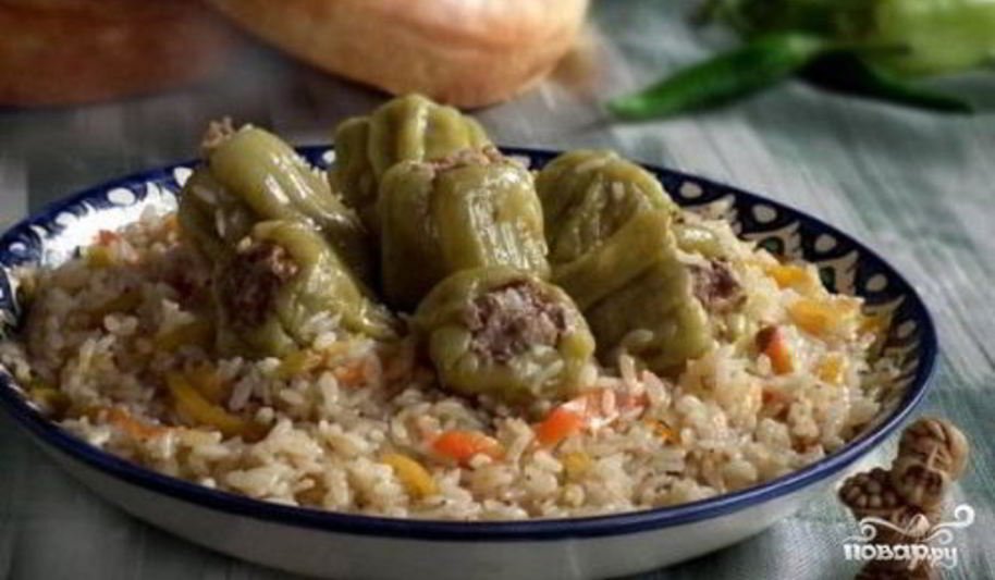 Рецепт плова с болгарским перцем
