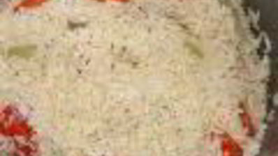 плов с фаршированным болгарским перцем