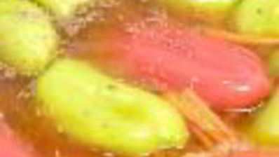 плов с фаршированным болгарским перцем