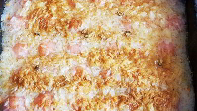 плов с фрикадельками в духовке