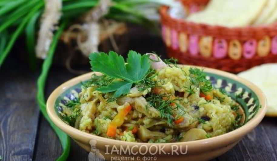 Рецепт плова с грибами в мультиварке