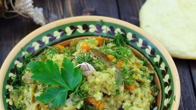 плов с грибами в мультиварке