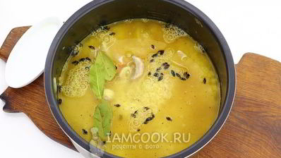 плов с грибами в мультиварке