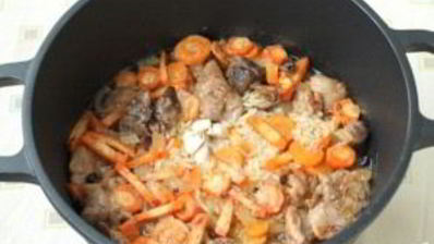 плов с кроликом