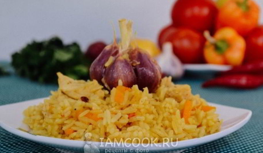 Рецепт плова с куриной грудкой