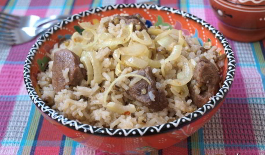 Рецепт плова с машем и телятиной