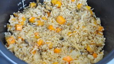 плов с мидиями