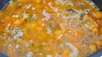 плов с мидиями