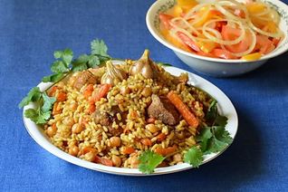 Плов с нутом