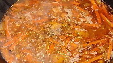 плов с нутом