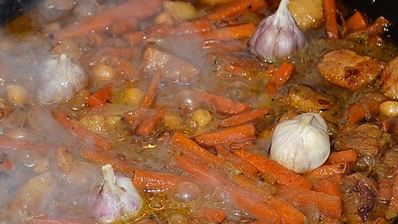 плов с нутом