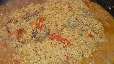 плов с нутом