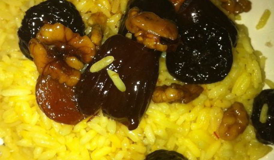 Рецепт плова с сухофруктами