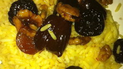 плов с сухофруктами