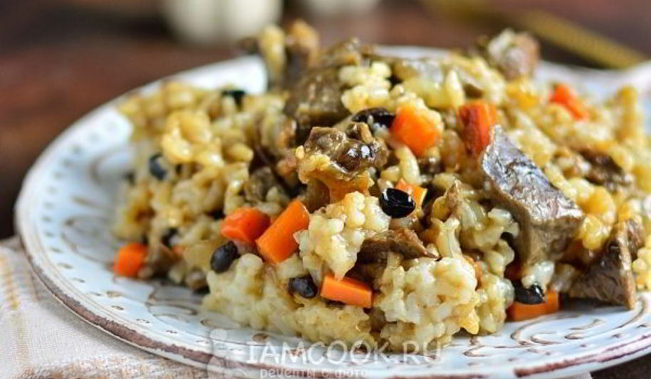 Рецепт плова с телятиной в мультиварке