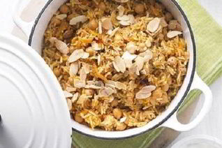 Плов с турецким горошком