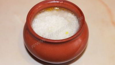 плов со свининой в горшочках