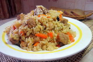 Плов со свининой в мультиварке