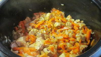 плов со свининой в мультиварке