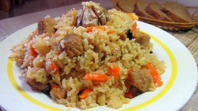 плов со свининой в мультиварке