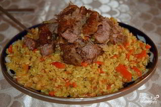 Плов со свиными ребрышками