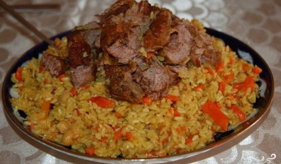 Рецепт плова со свиными ребрышками