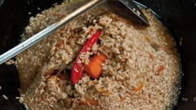 плов в казане по-узбекски