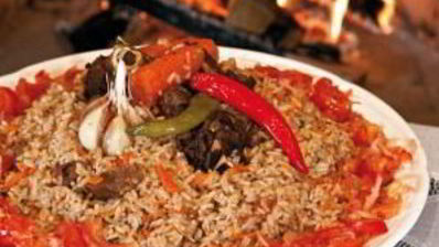 плов в казане по-узбекски