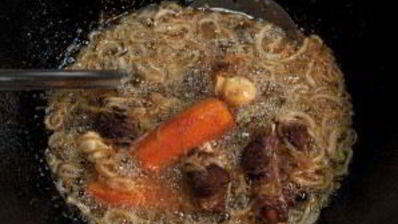 плов в казане по-узбекски