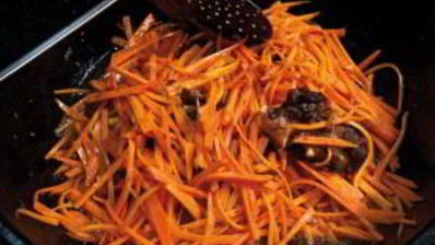 плов в казане по-узбекски