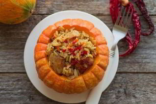 Плов в тыкве