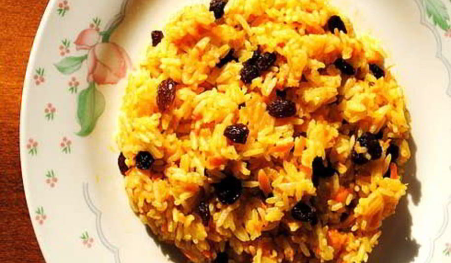 Рецепт сладкого плова с изюмом