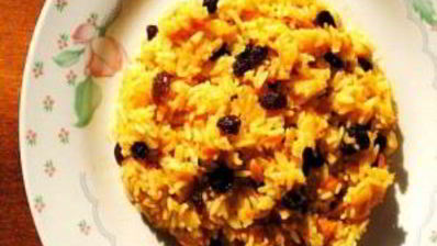 сладкий плов с изюмом