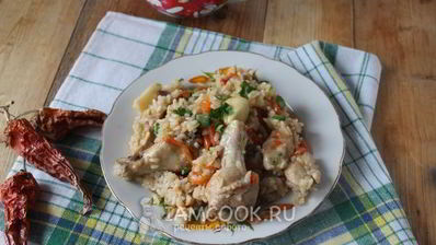 узбекский плов с курицей