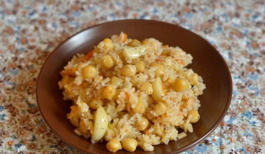 Рецепт вегетарианского плова с нутом