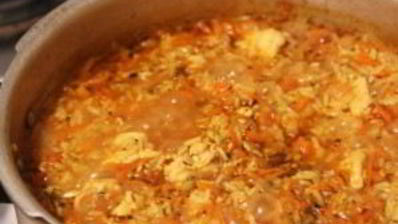 вкусный плов с курицей