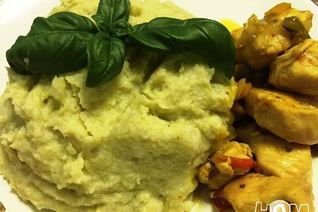 Пюре из брокколи и картофеля