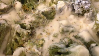 пюре из брокколи и картофеля