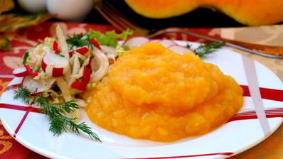 пюре из тыквы и картофеля