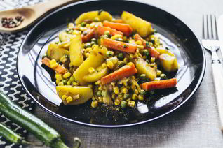 Ароматное овощное рагу карри