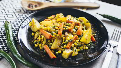 ароматное овощное рагу карри