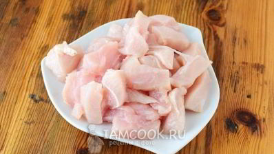 фрикасе из курицы с грибами