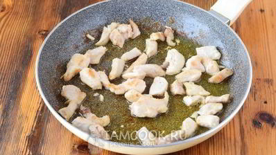 фрикасе из курицы с грибами