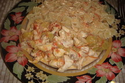 Фрикасе из курицы с овощами