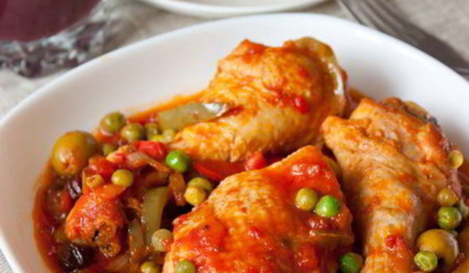 Рецепт фрикасе из курицы со сладким перцем